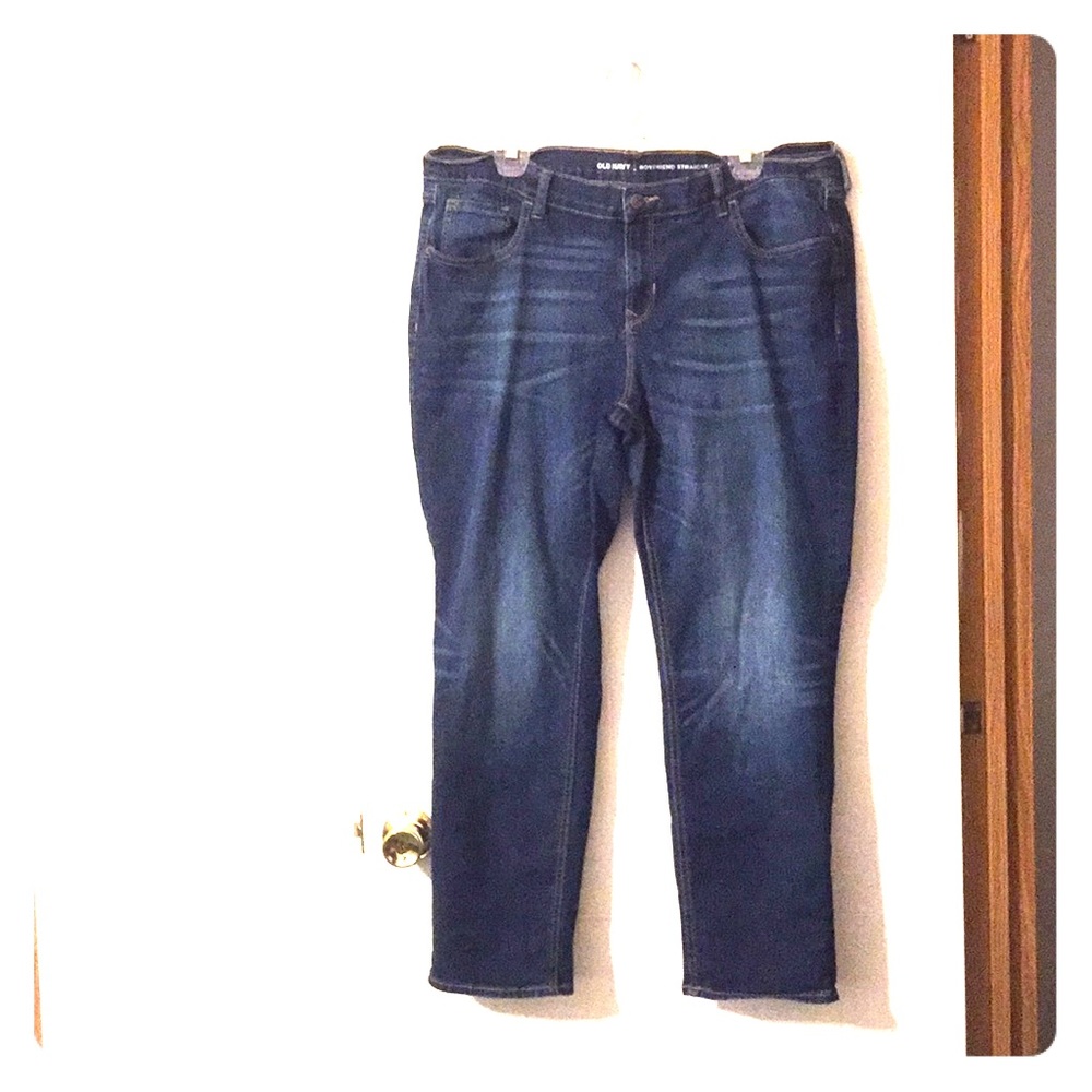 2 pairs of Nwot Old navy Boyfriend straight leg